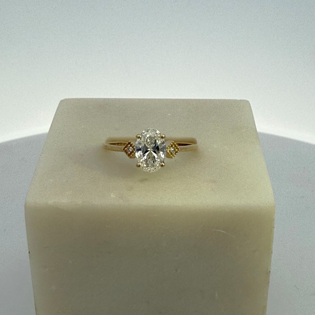 1.02ct Lab Grown Diamond Ring in 10ct Yellow Gold