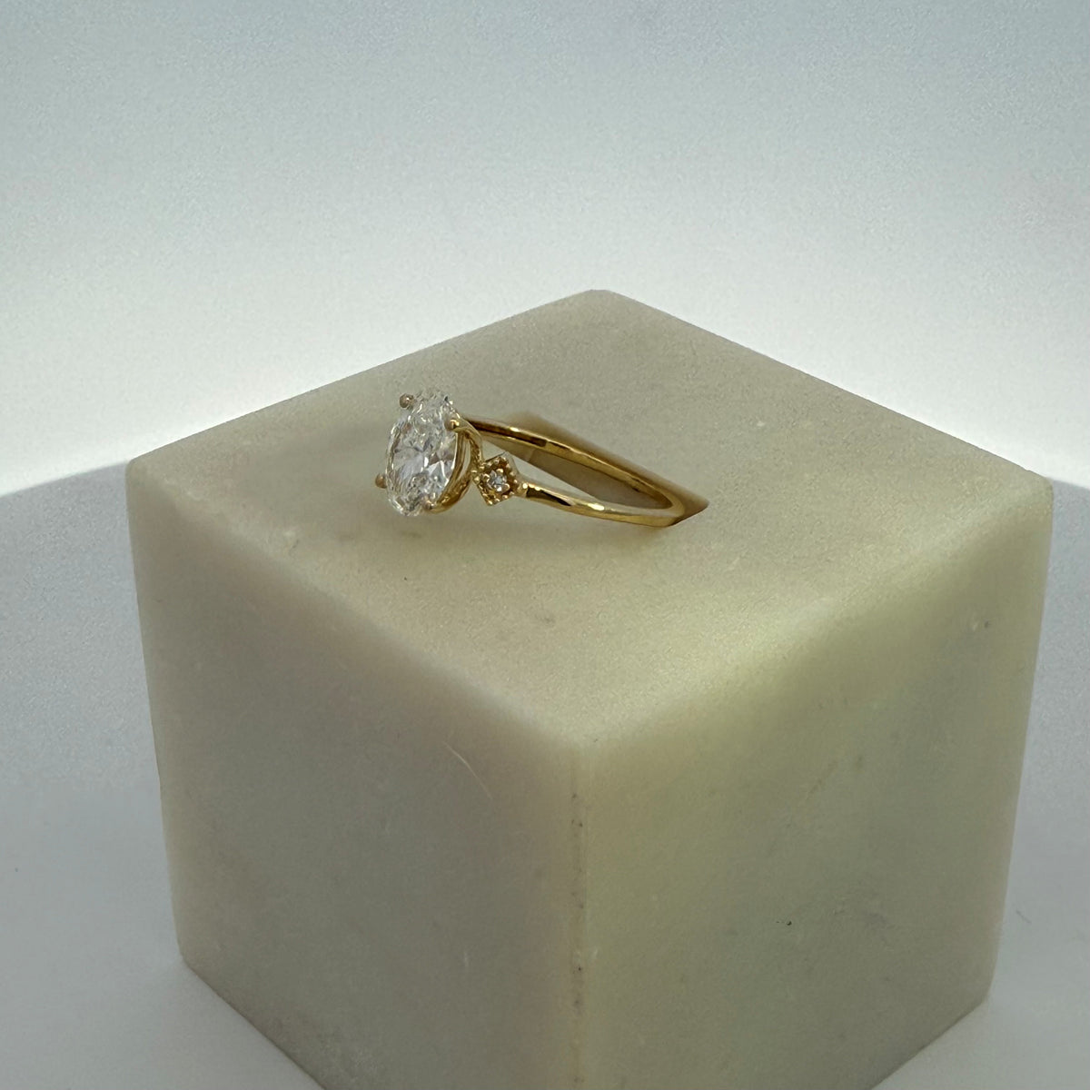1.02ct Lab Grown Diamond Ring in 10ct Yellow Gold