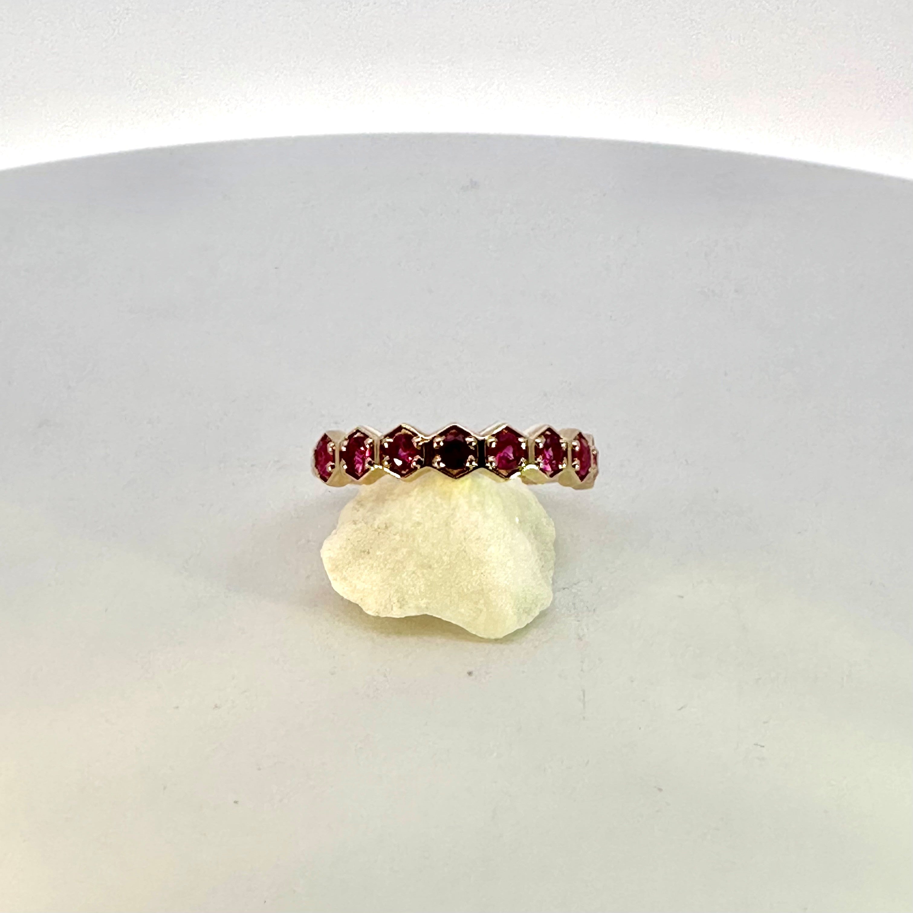 Pink Ruby Dress Ring