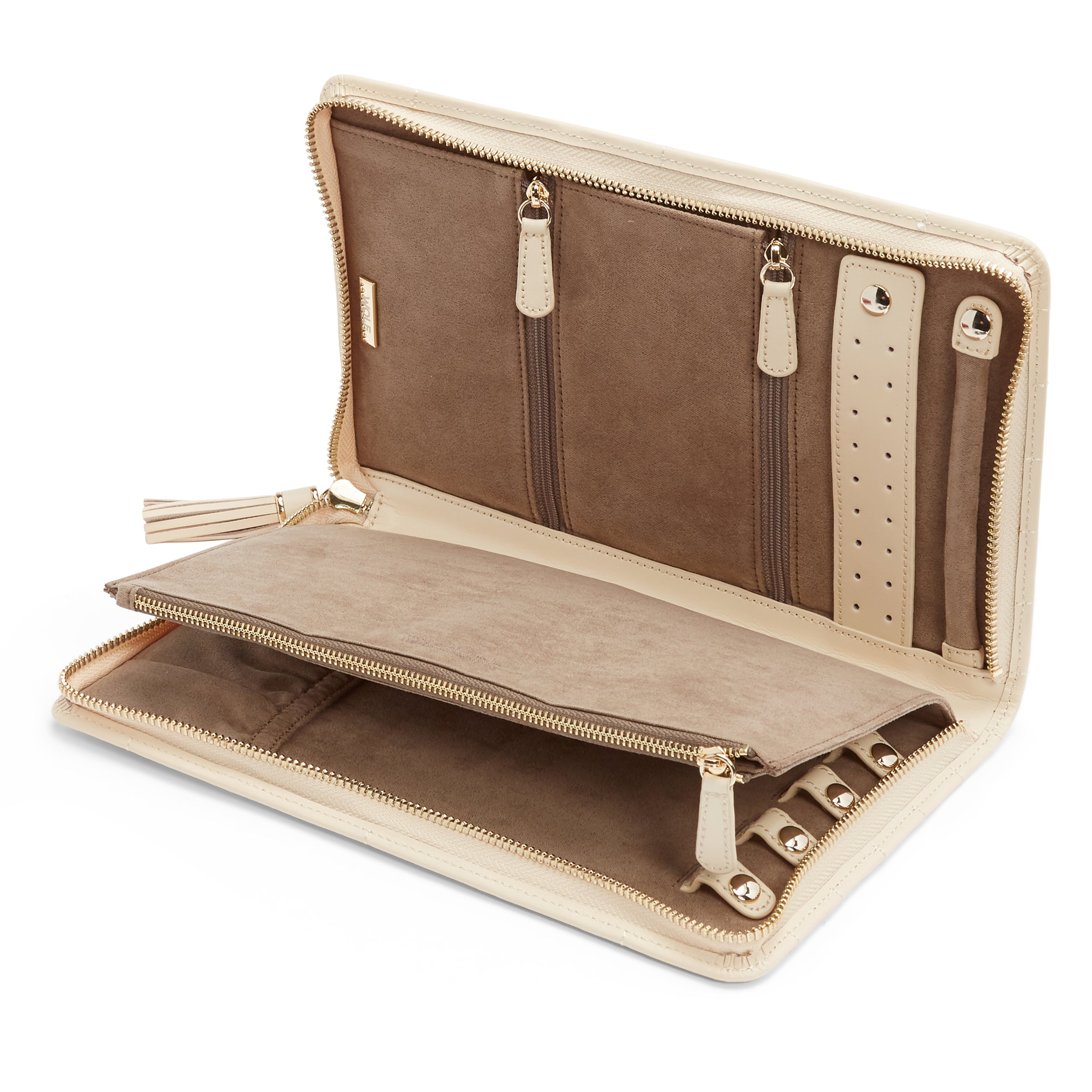 Wolf Caroline Large Jewellery Portfolio Ivory