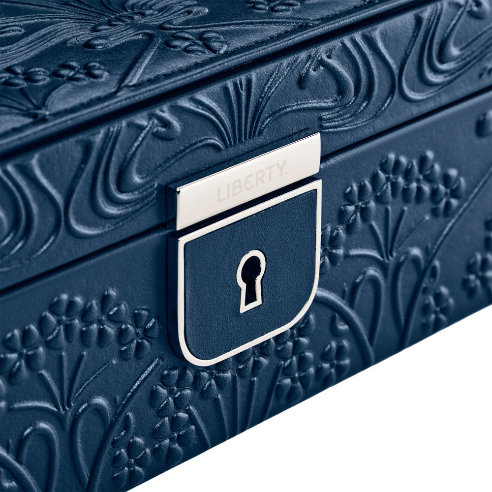 WOLF x Liberty Medium Jewellery Box - Navy
