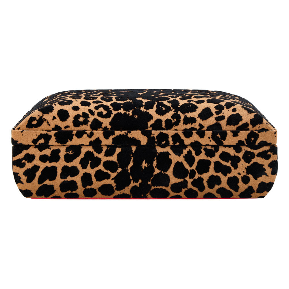 WOLF Savanna Leopard Print Medium Jewellery Box