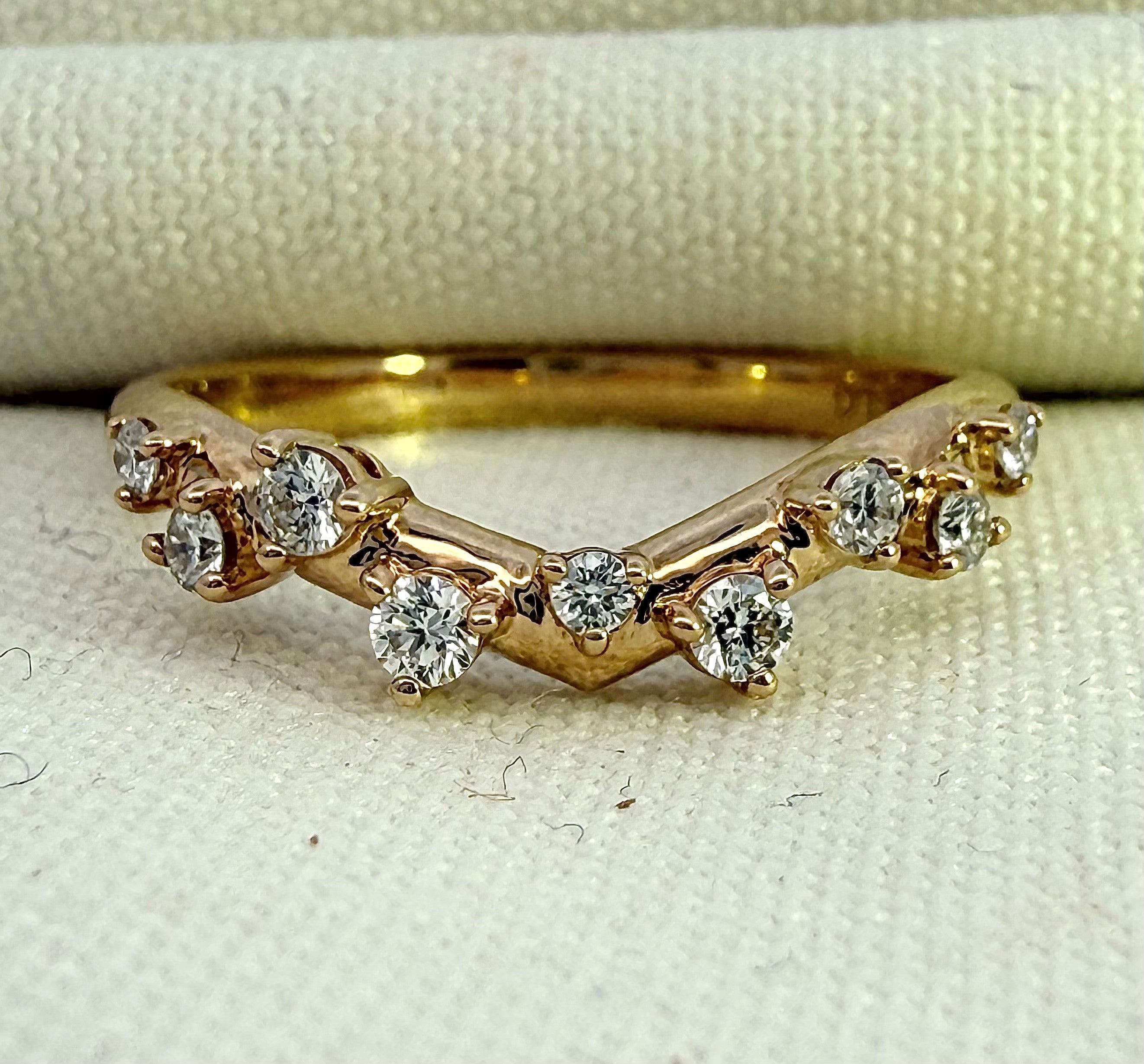 0.21ct Lab Grown Diamond Ring in 9ct Yellow Gold