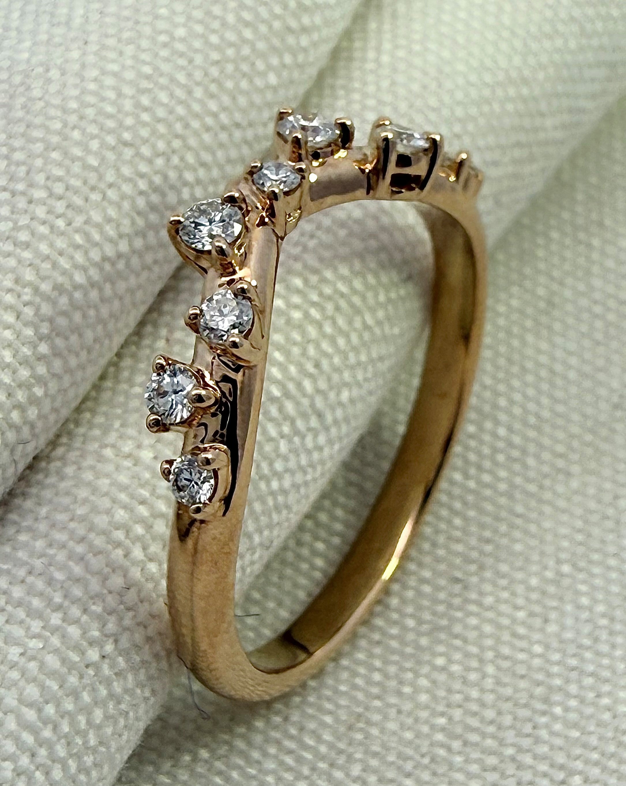 0.21ct Lab Grown Diamond Ring in 9ct Yellow Gold