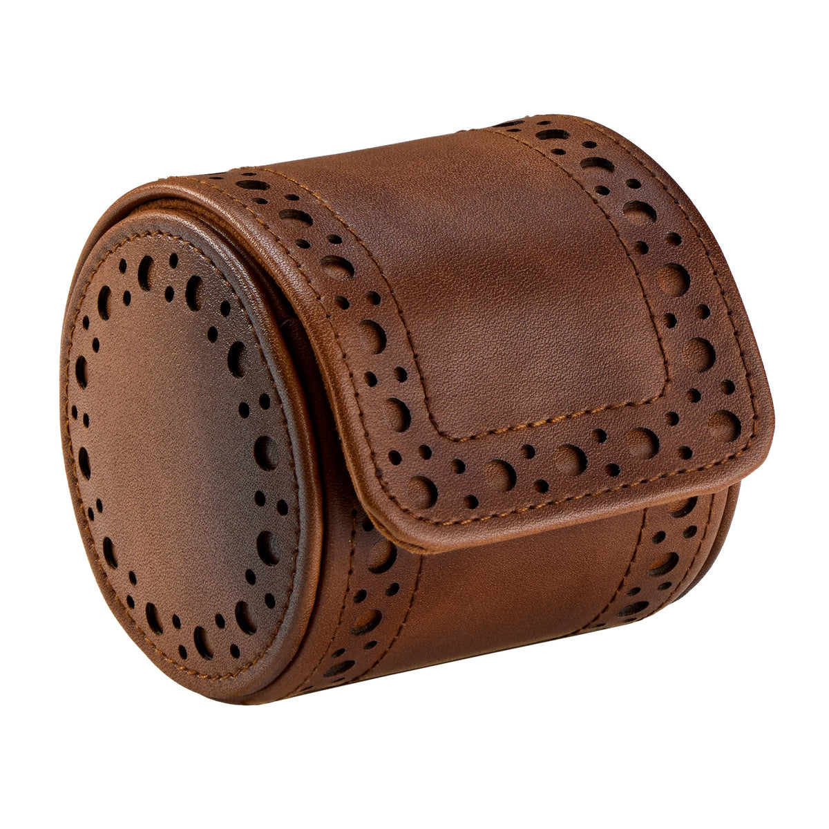 WOLF Brogue Single Watch Roll