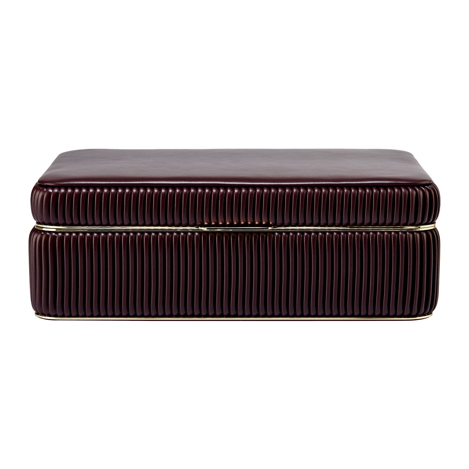 Wolf Bella Medium Jewellery Box Bordeaux