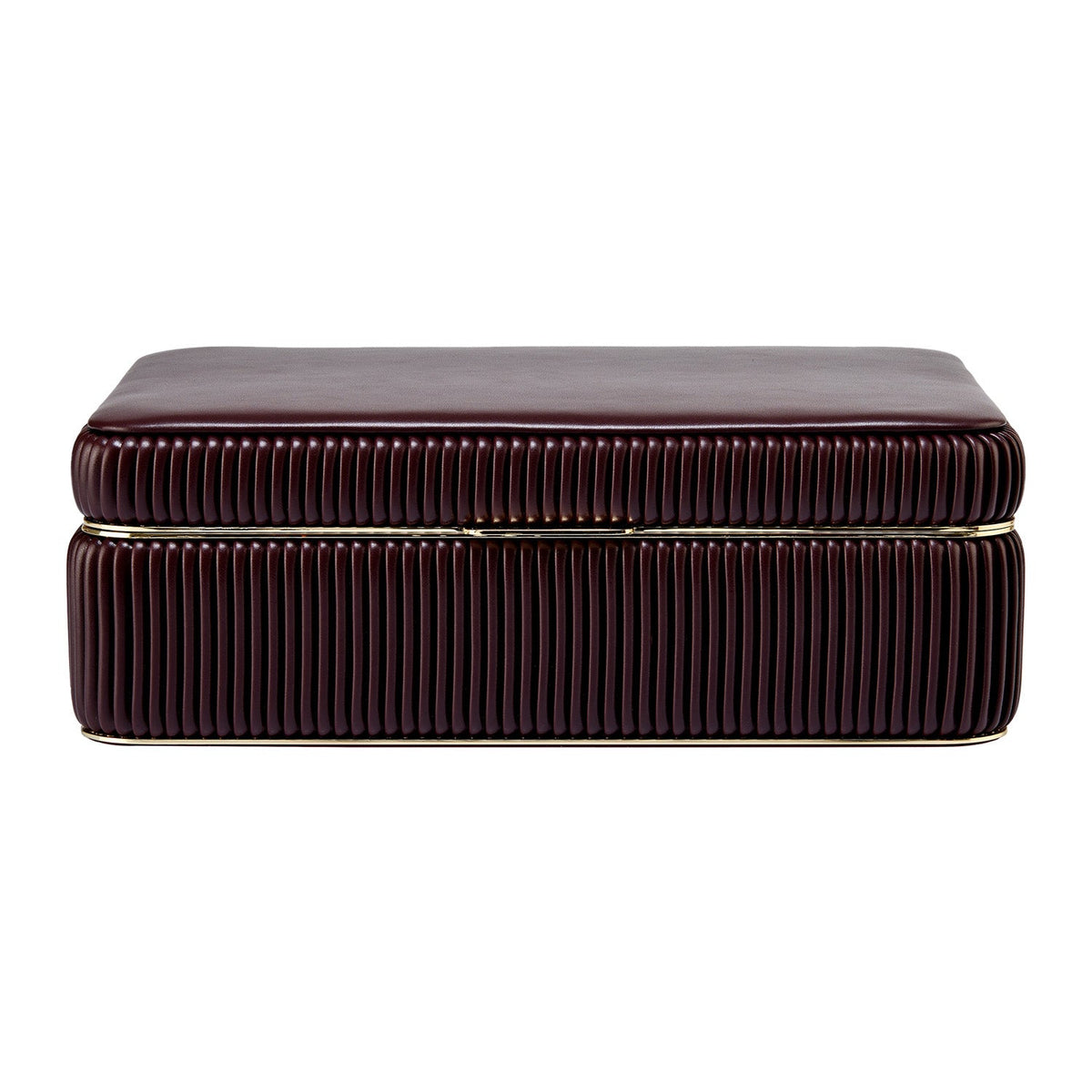 Wolf Bella Medium Jewellery Box Bordeaux