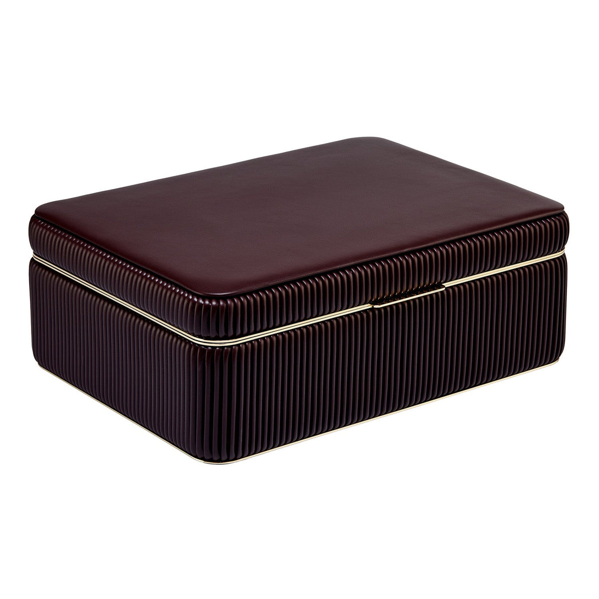 Wolf Bella Large Jewellery Box Bordeaux