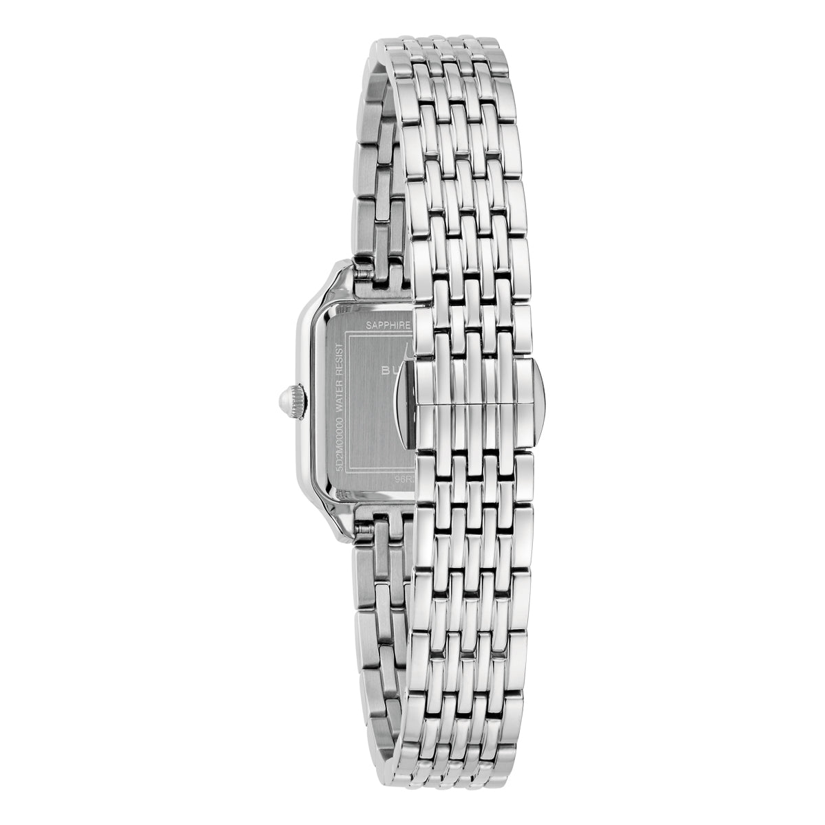 Bulova Ladies Classic Sutton Square Silver Watch