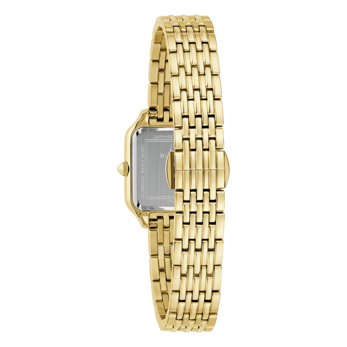 Bulova Ladies Classic Sutton Square Gold Watch