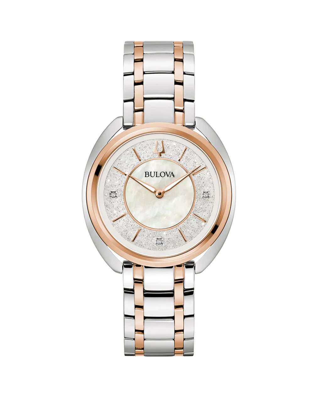 Bulova Ladies Classic Diamond 2 Tone Watch