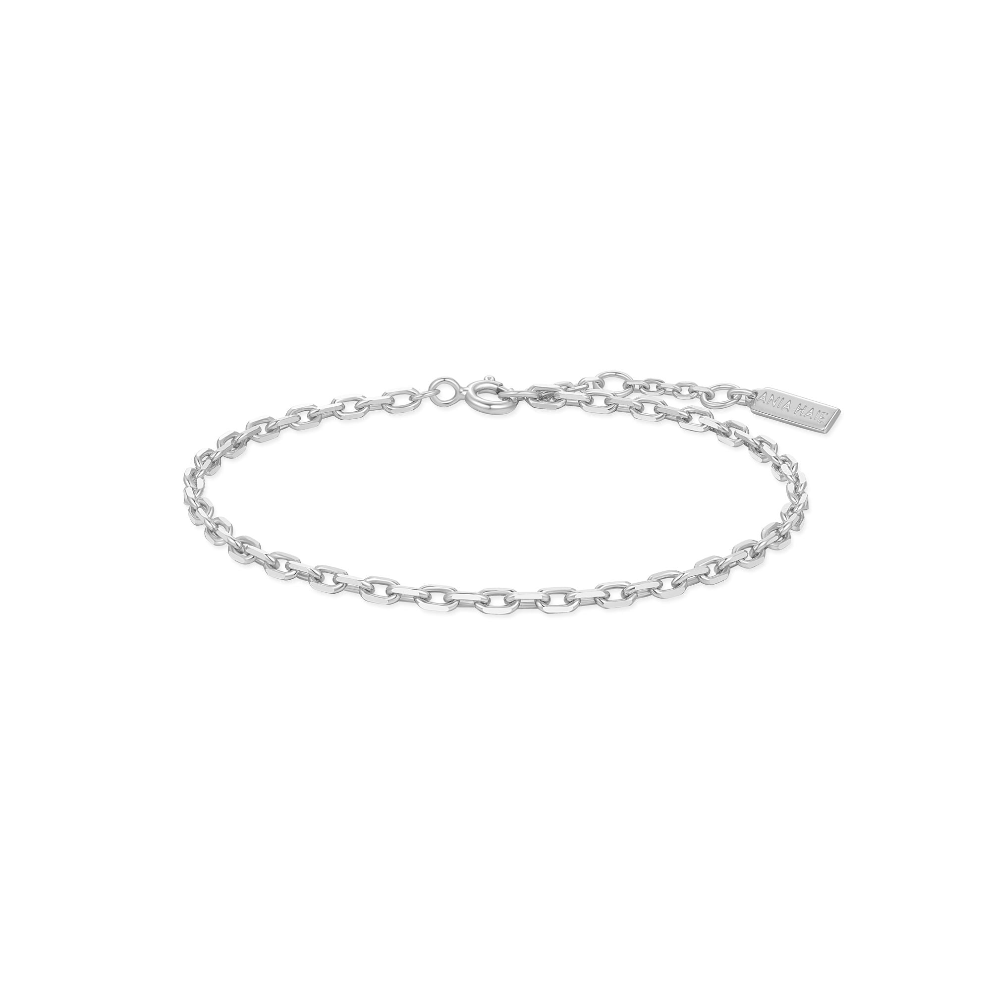 Ania Haie Silver Paper Clip Chain Bracelet