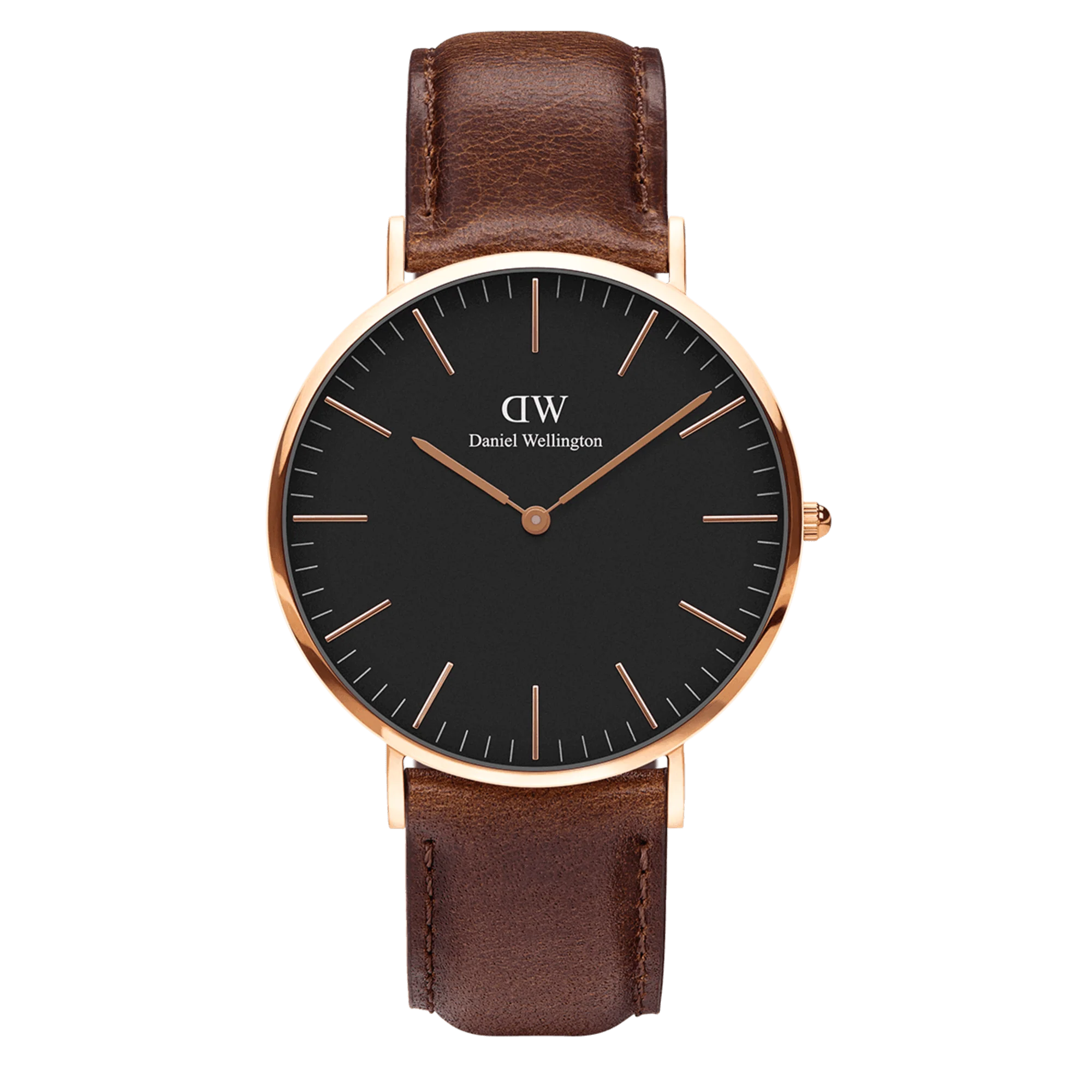 Daniel Wellington Classic Bristol Black Rose Gold Watch