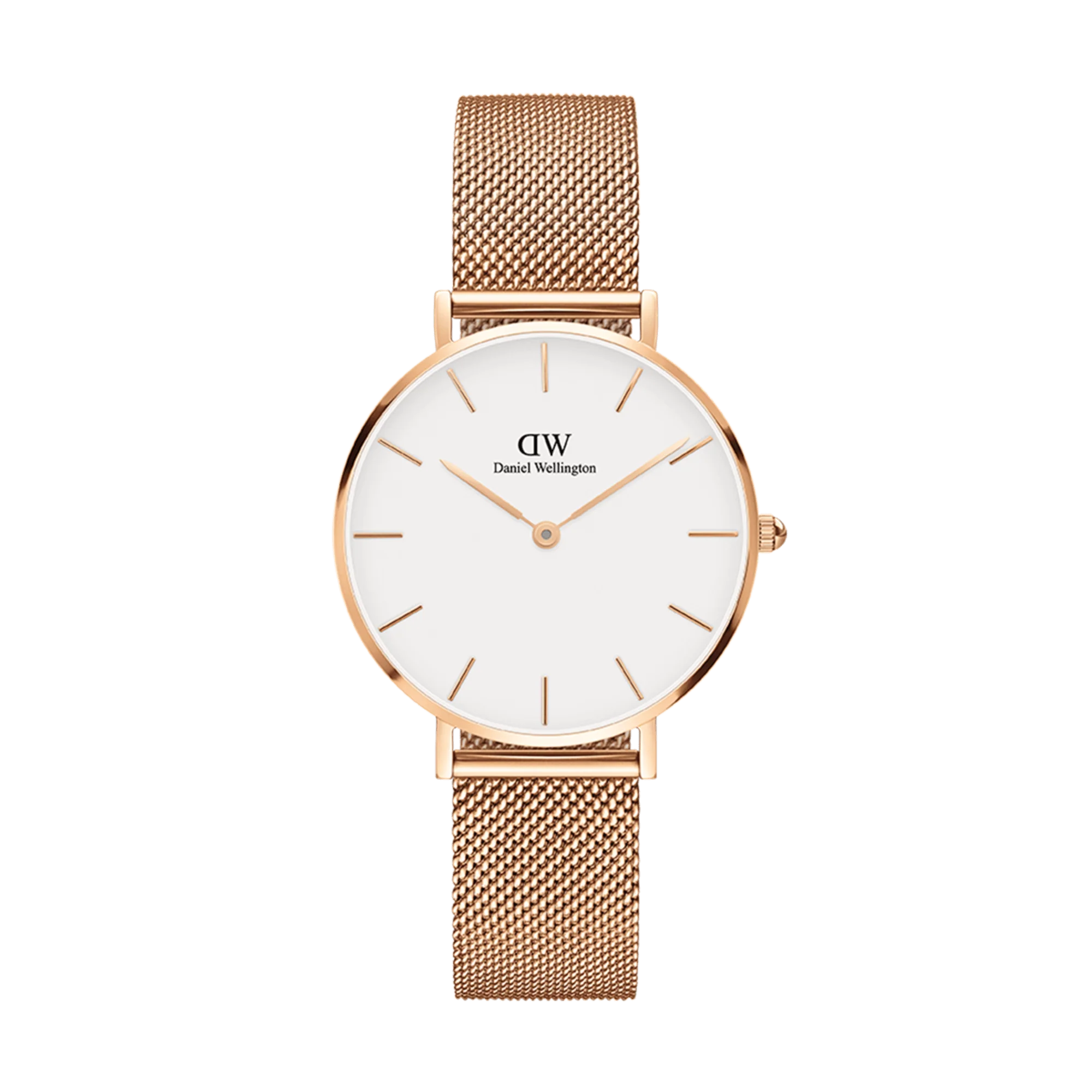 Daniel Wellington Petite Melrose Rose Gold White Watch
