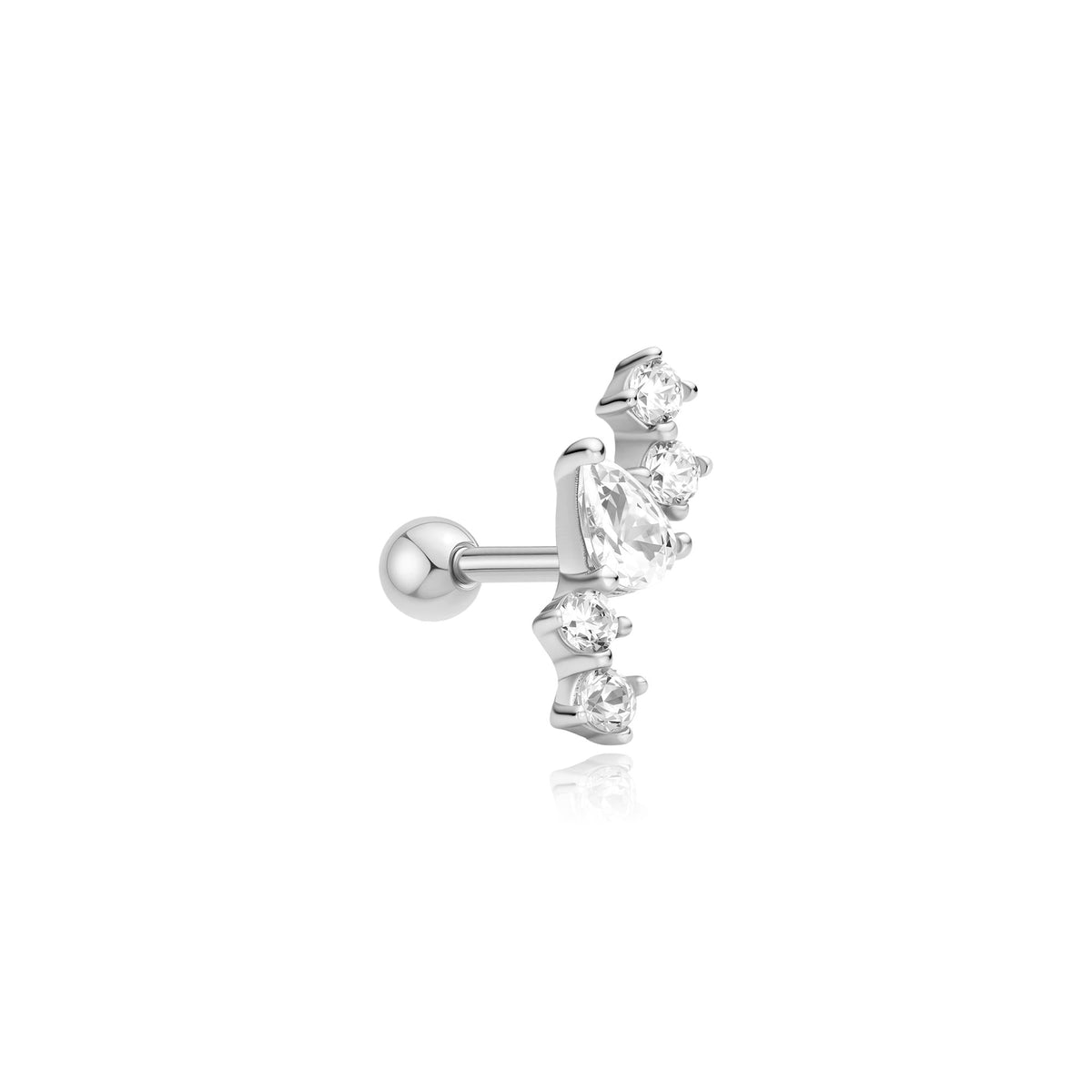 Ania Haie Silver Constellation Barbell Single Earring