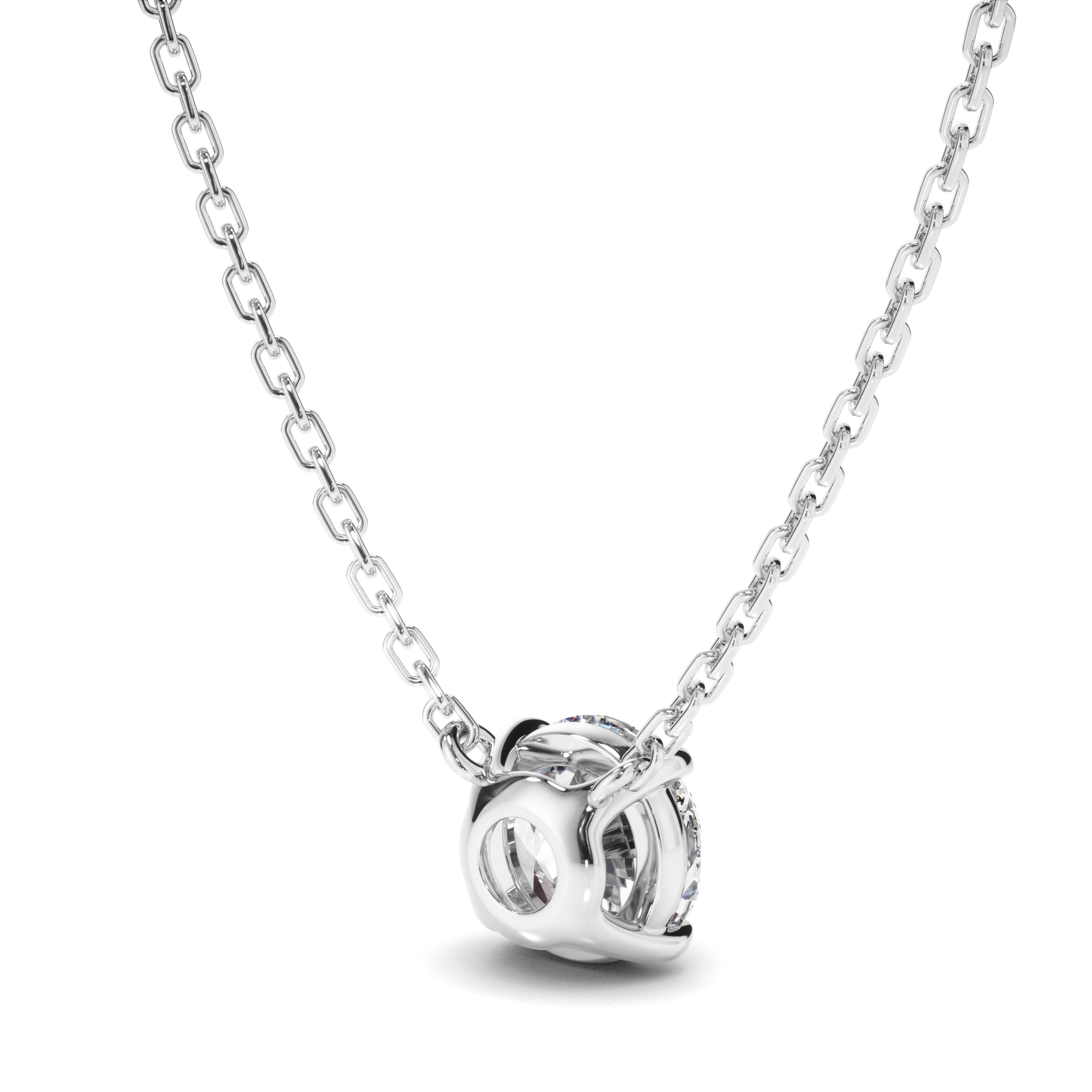 Round Brilliant Cut Diamond Necklet