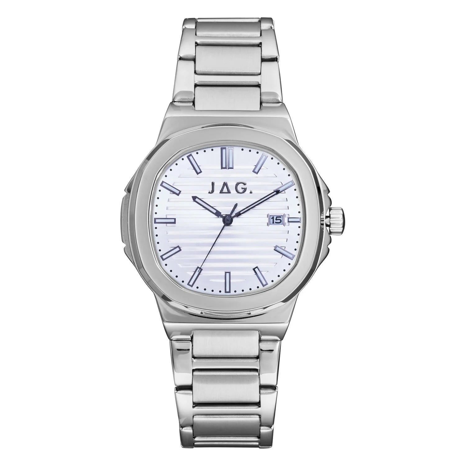 Jag Eaton Silver Alloy Watch J2844A