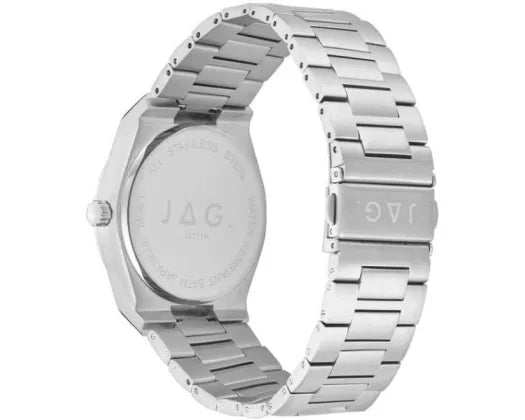 Jag Arlo Mens Watch 41mm Silver Watch J3111A