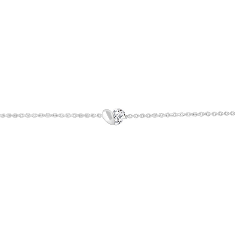 0.15ct Lab Grown Diamond Bracelet in 9ct White Gold
