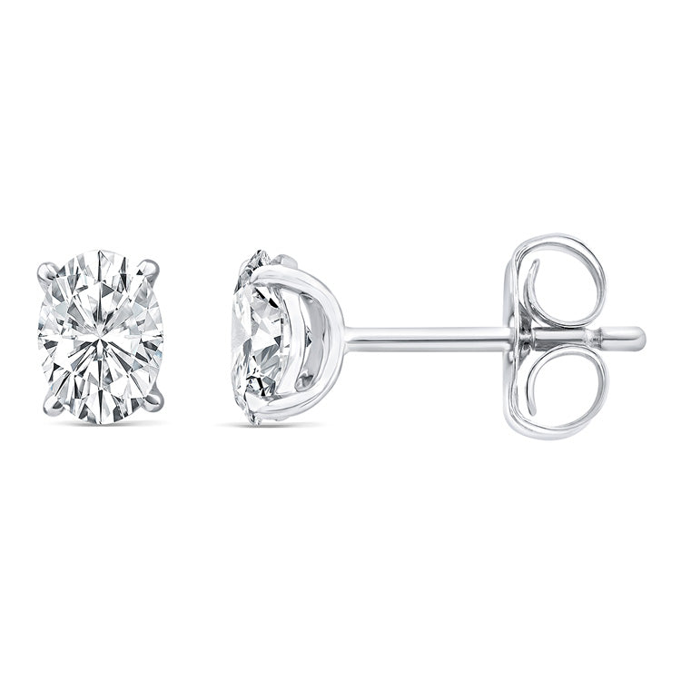 1.00ct Lab Grown Diamond Earrings in 9ct White Gold