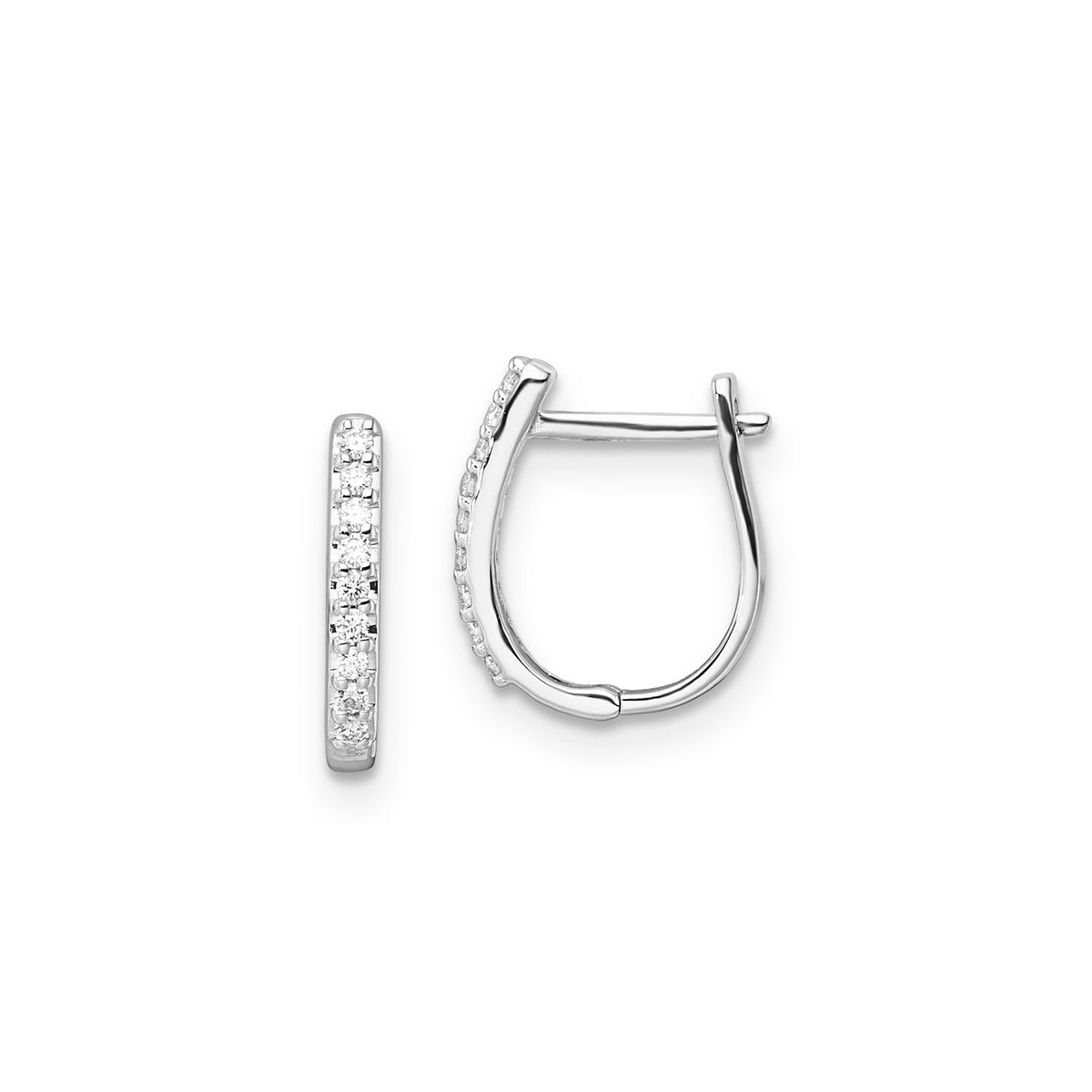 0.10ct Lab Grown Diamond Earrings in 9ct White Gold