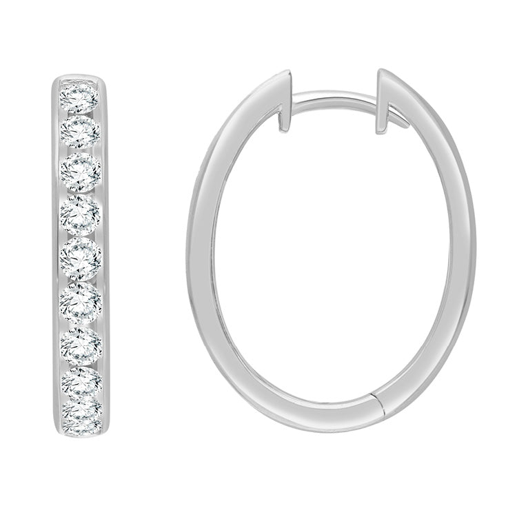 1.50ct Lab Grown Diamond Earrings in 9ct White Gold