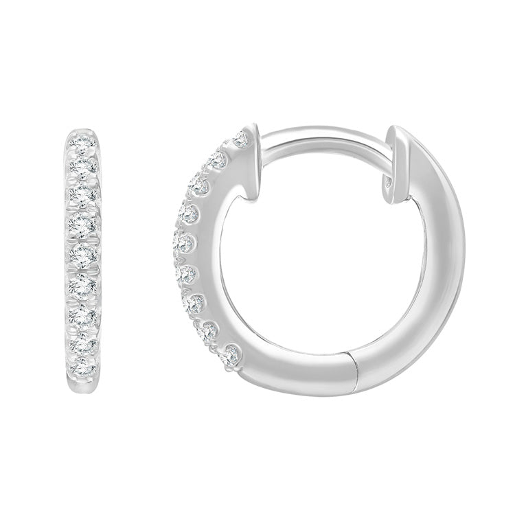 0.15ct Lab Grown Diamond Earrings in 9ct White Gold