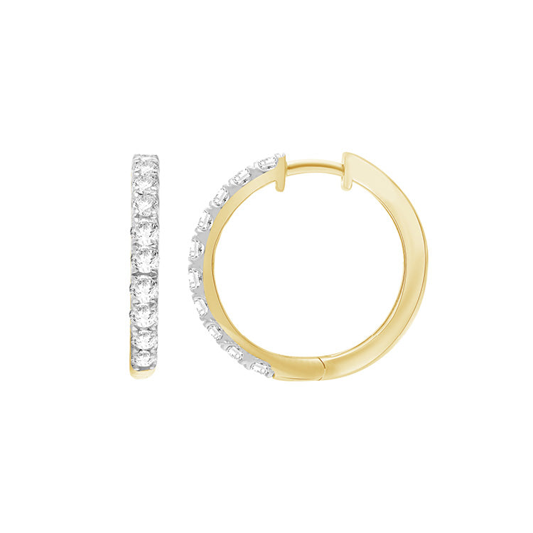 1.50ct Lab Grown Diamond Earrings in 9ct Yellow Gold