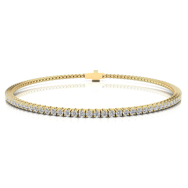 1.00ct Lab Grown Diamond Bracelet in 9ct Yellow Gold