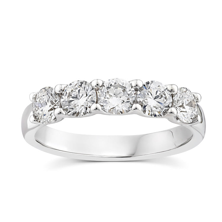 1.25ct Lab Grown Diamond Ring in 9ct White Gold