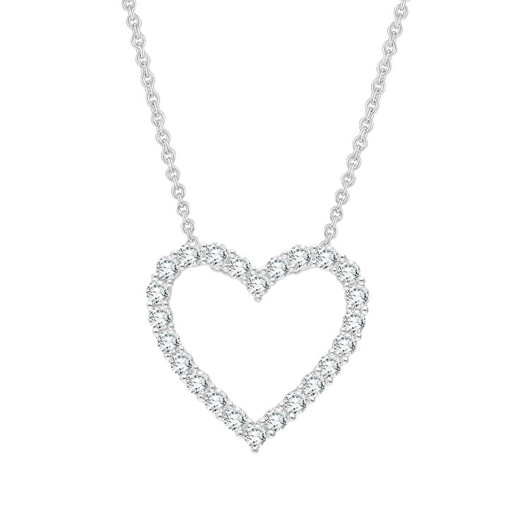 0.50ct Lab Grown Diamond Necklace in 9ct White Gold