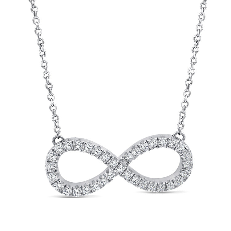 0.25ct Lab Grown Diamond Necklace in 9ct White Gold