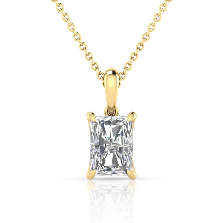 0.50ct Lab Grown Diamond Necklace in 9ct Yellow Gold