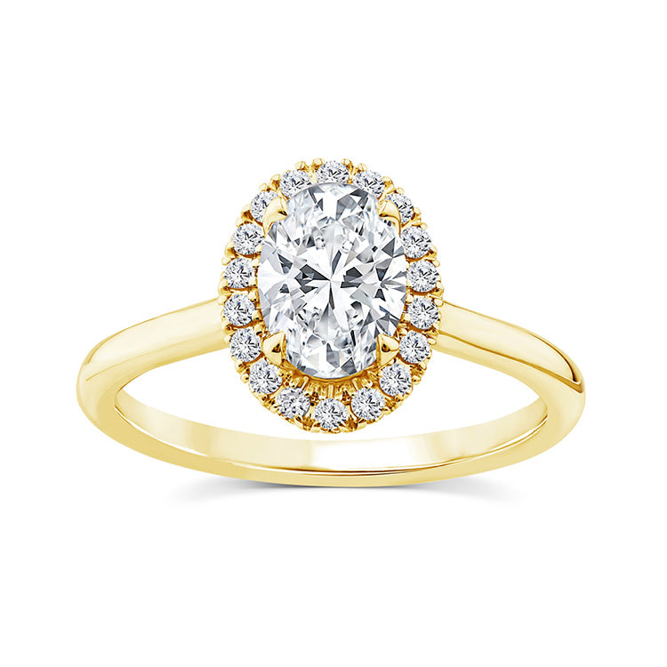 1.15ct Lab Grown Diamond Ring in 9ct Yellow Gold