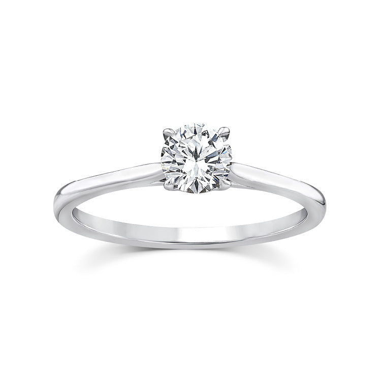 0.50ct Lab Grown Diamond Ring in 9ct White Gold
