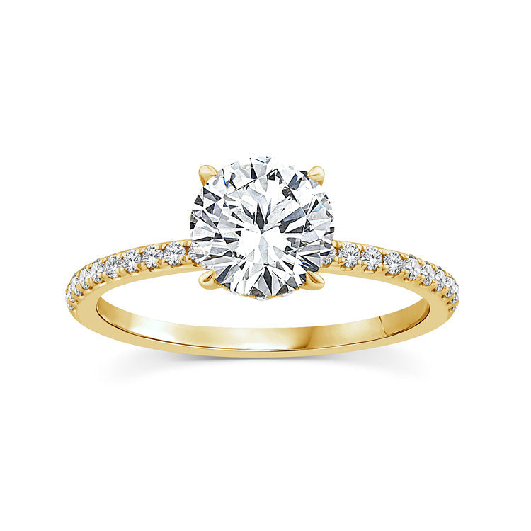 1.75ct Lab Grown Diamond Ring in 9ct Yellow Gold