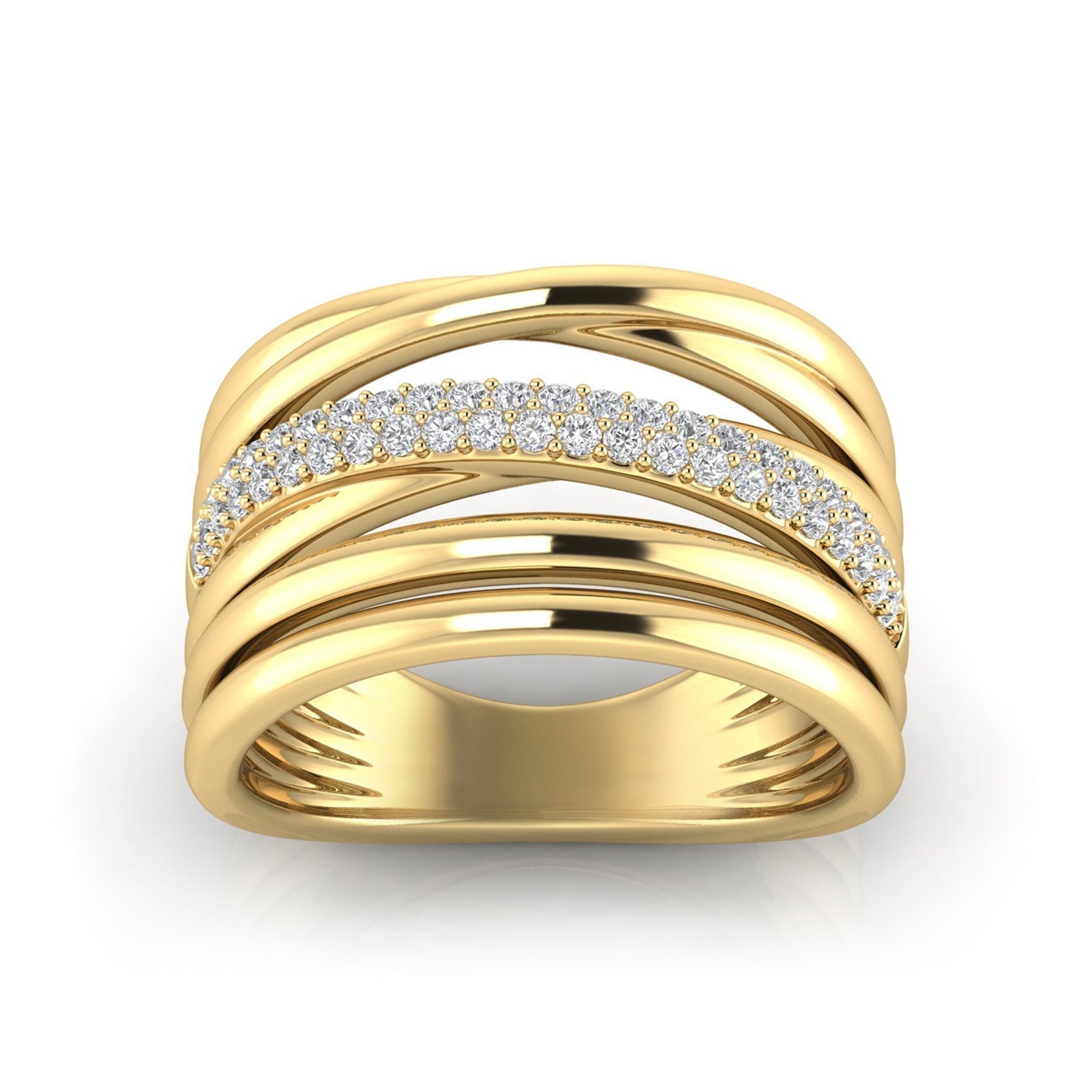 22ct Gold Vermeil 0.25ct Lab Grown Diamond Ring
