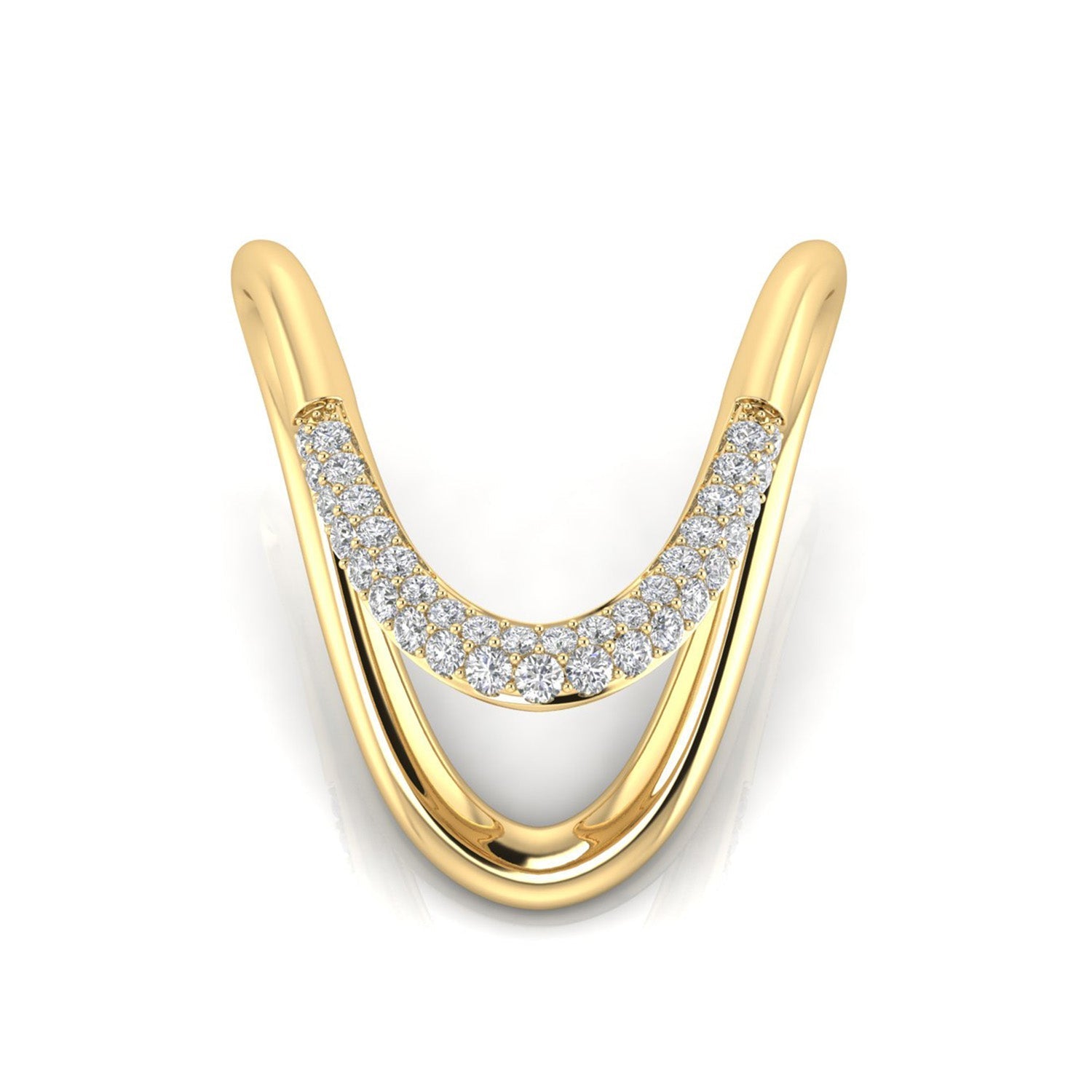 22ct Gold Vermeil 0.33ct Lab Grown Diamond Ring
