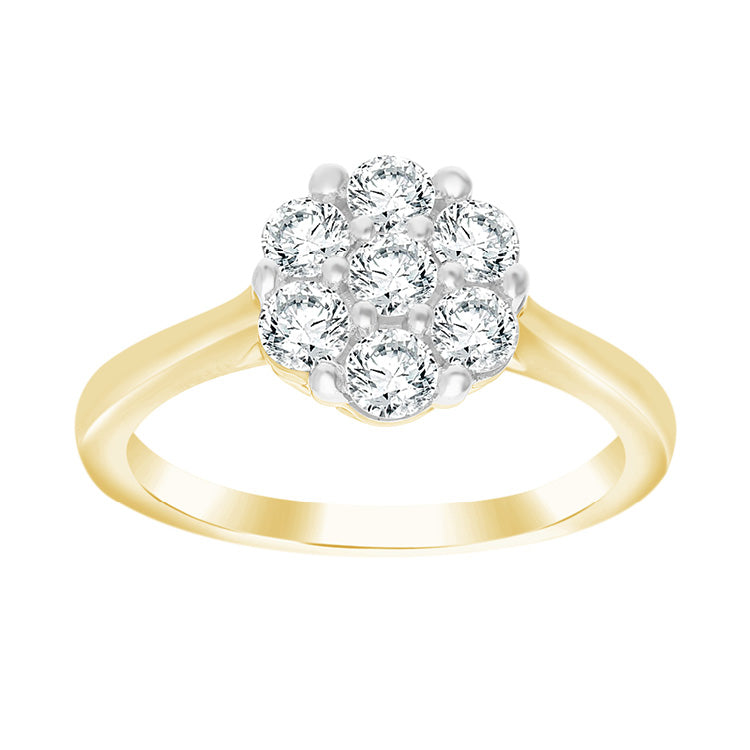 0.75ct Lab Grown Diamond Ring in 9ct Yellow Gold
