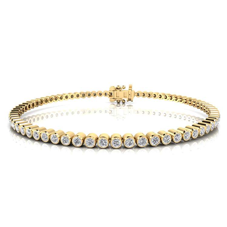 2.00ct Lab Grown Diamond Bracelet in 9ct Yellow Gold