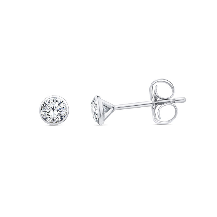 0.50ct Lab Grown Diamond Earrings in 9ct White Gold