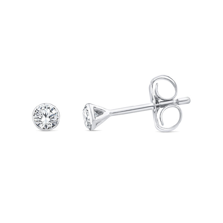 0.25ct Lab Grown Diamond Earrings in 9ct White Gold