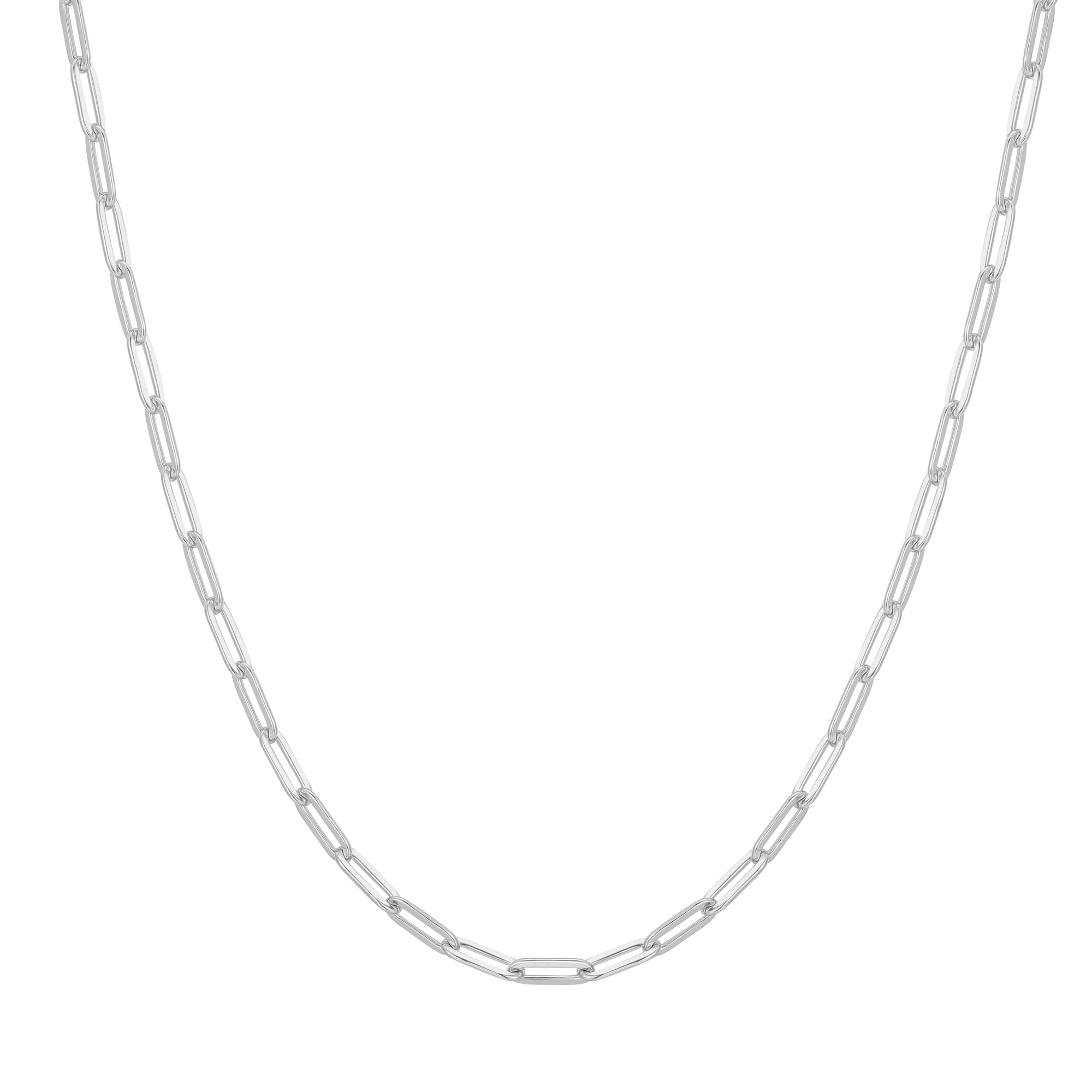 Ania Haie Silver Paper Clip Chain Necklace
