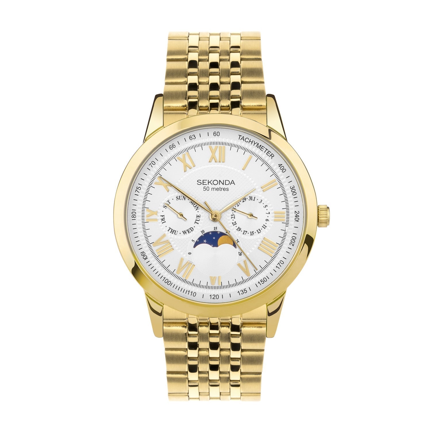 Sekonda Armstrong Moonphase 40mm Watch SK30228