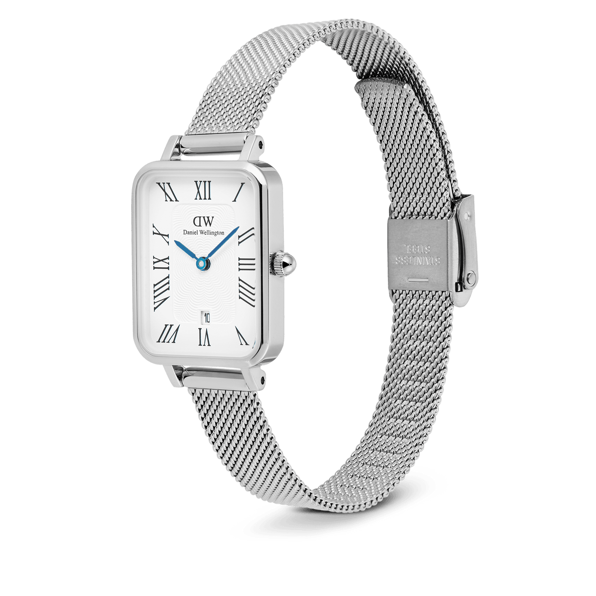 Daniel Wellington Quadro Sterling Roman Numerals Date