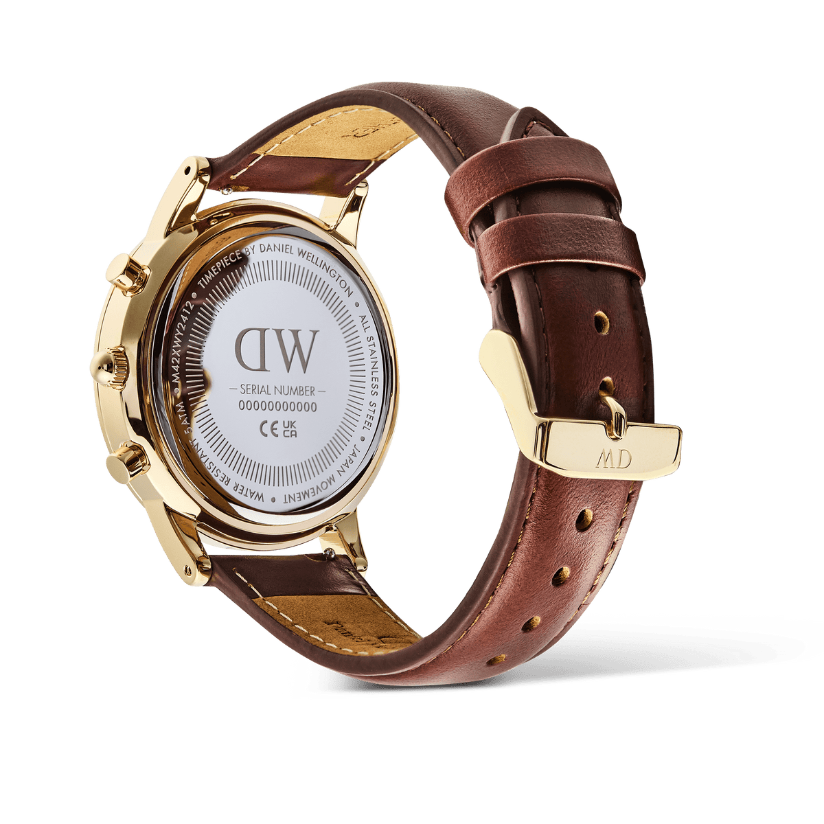 Daniel Wellington Iconic Chronograph St Mawes Emerald Panda Gold