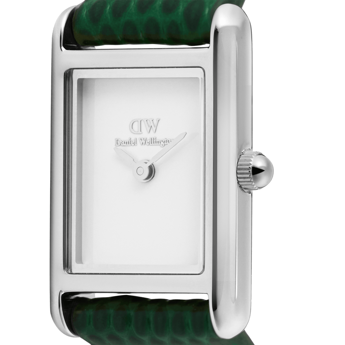 Daniel Wellington Bound Mini Green Lizard Silver