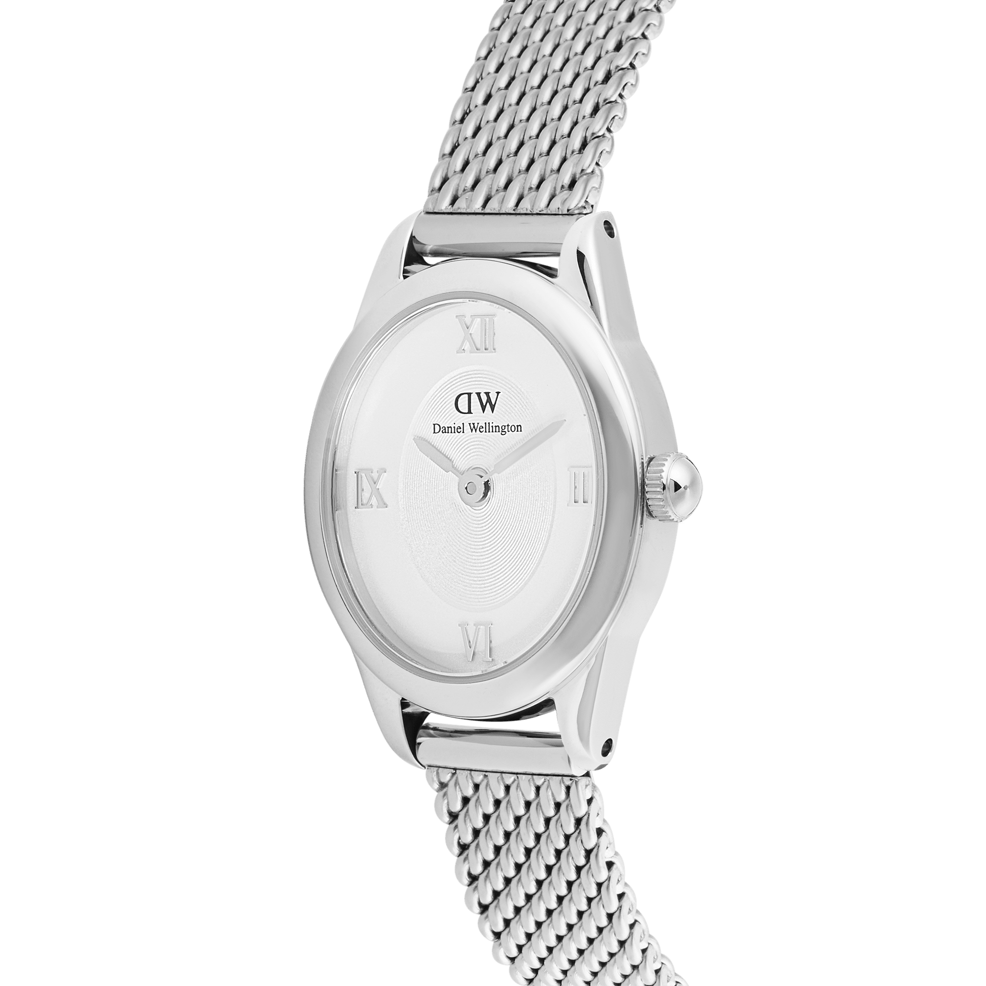 Daniel Wellington Ophelia Mini Mesh White Silver