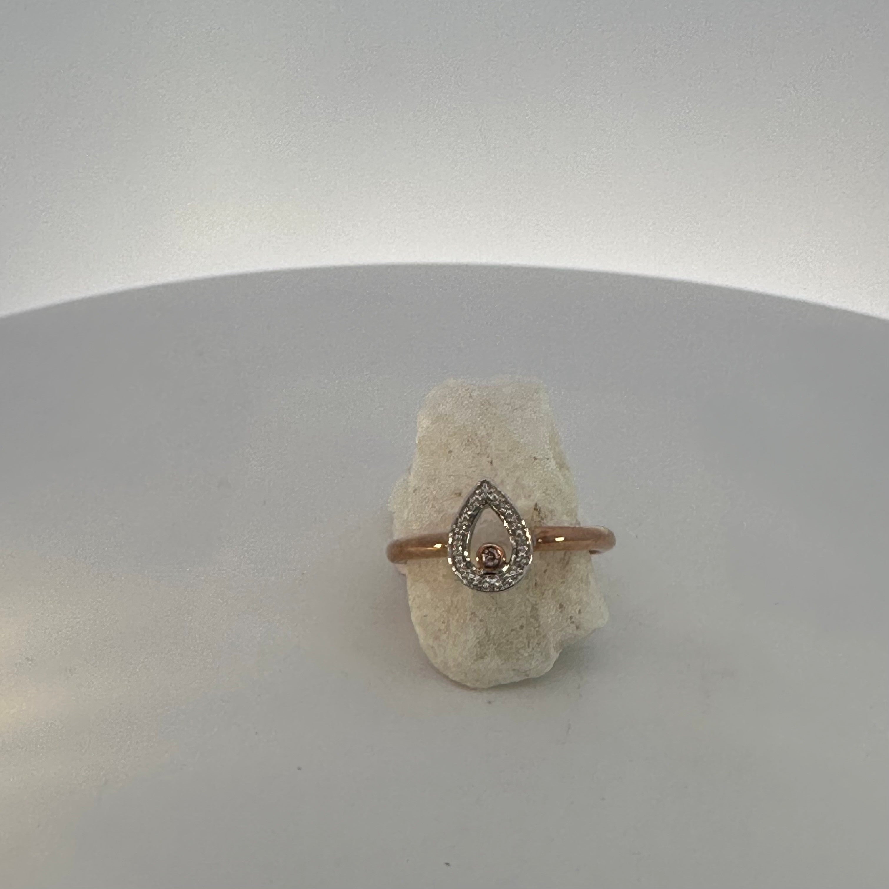 Argyle Pink & White Natural Mined Diamond Ring