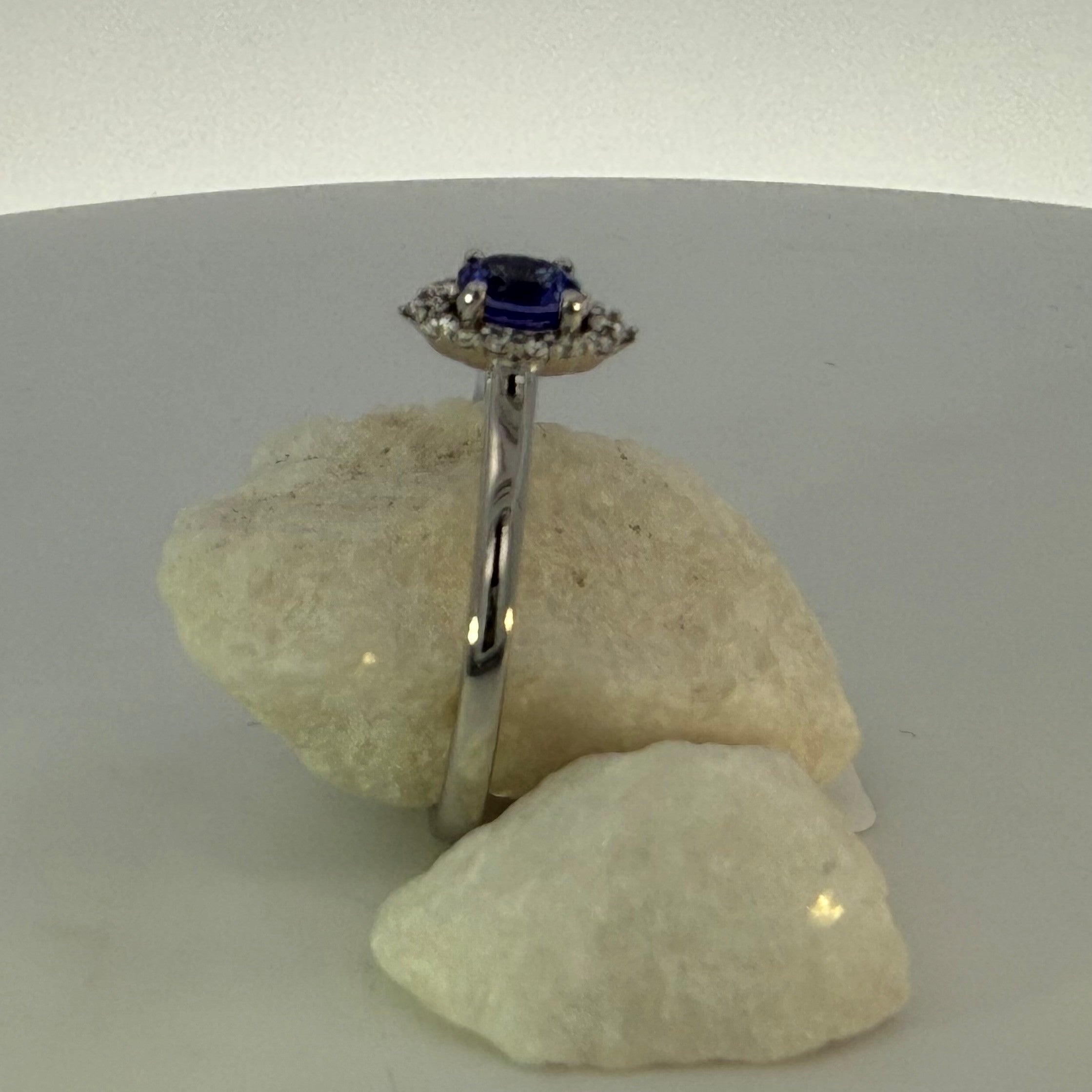 Tanzanite & Natural Mined Diamond Dress Ring